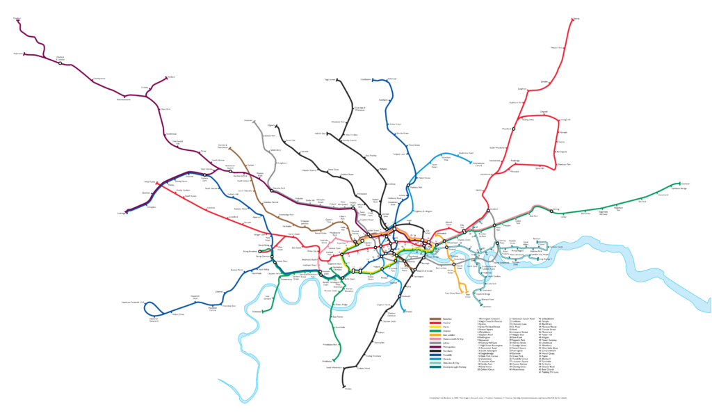 London Underground Geographical Map Optimisation in the Real World